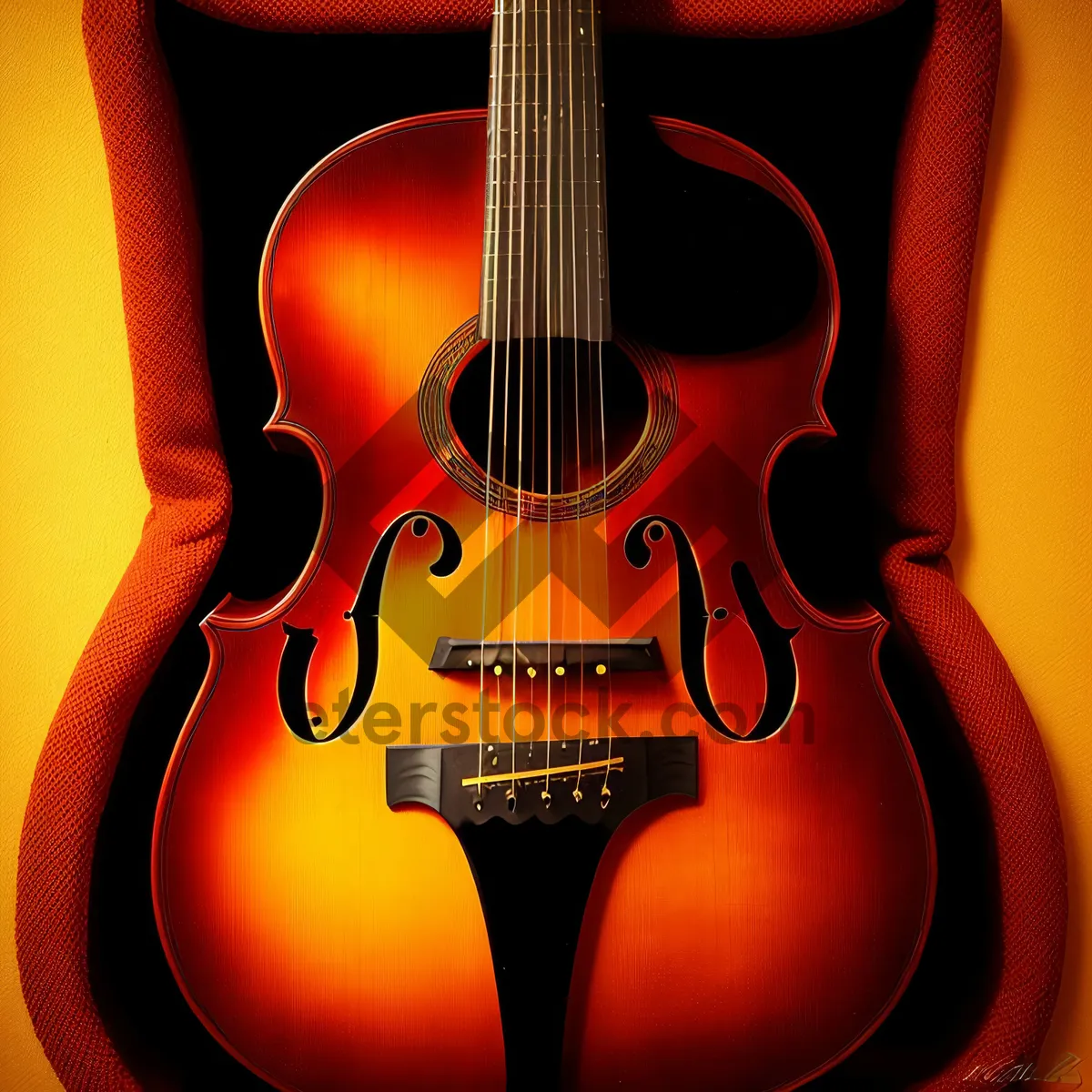 Picture of Acoustic Guitar: Strumming the Sounds of Music