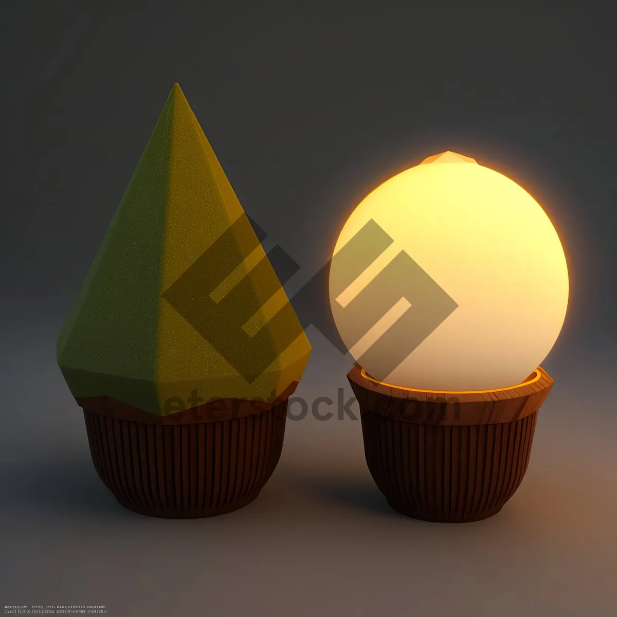 Picture of Candlelit Easter Egg in Glass