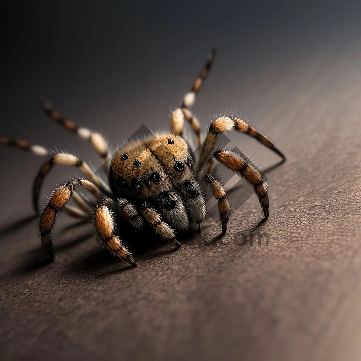 Picture of Creepy Garden Spider - Close-up Wildlife Shot