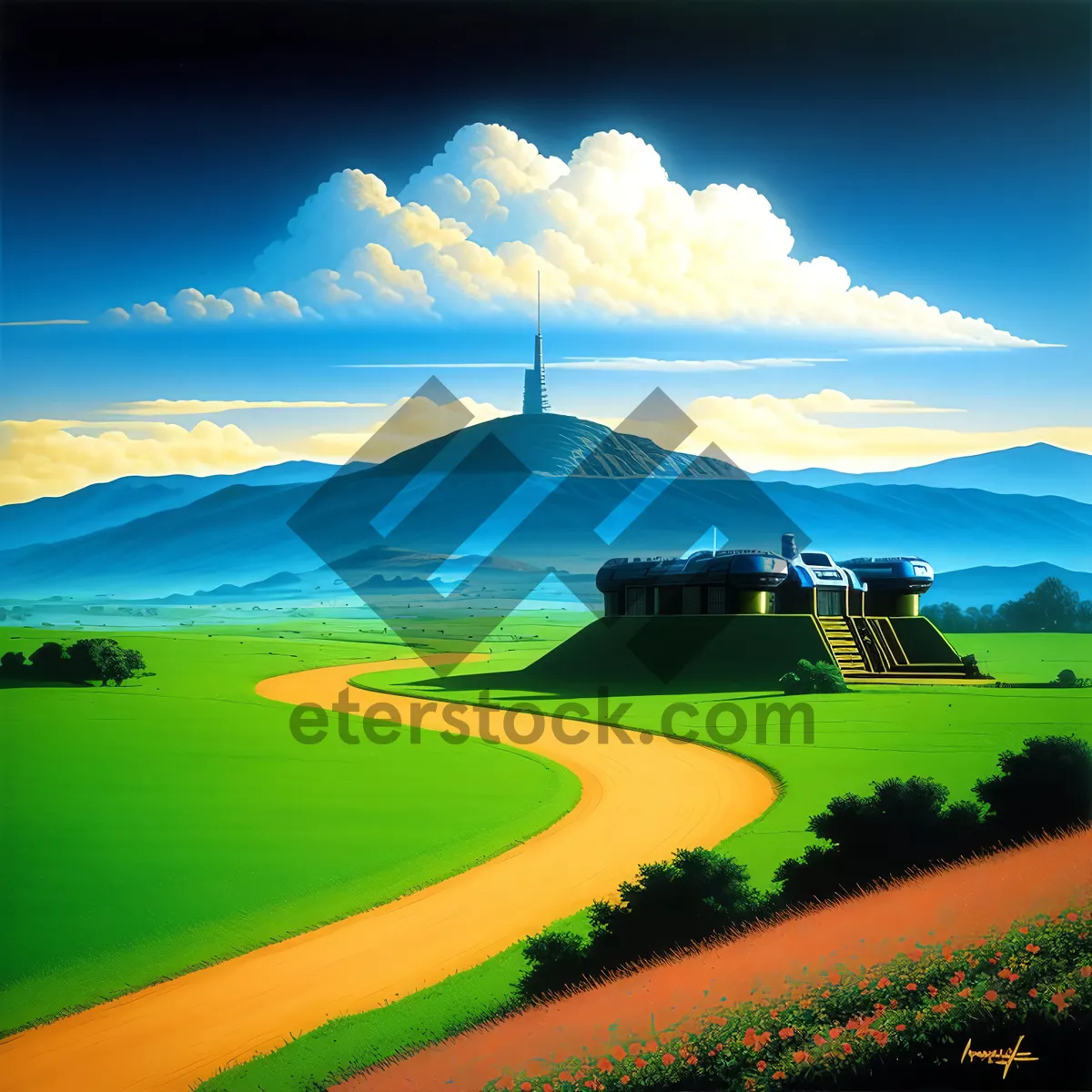 Picture of Serenity of a Rural Landscape