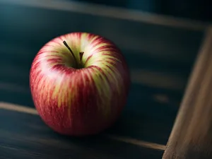 Fresh and Juicy Red Delicious Apple