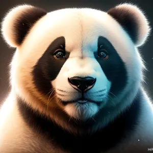 Cute Giant Panda Bear in the Wild