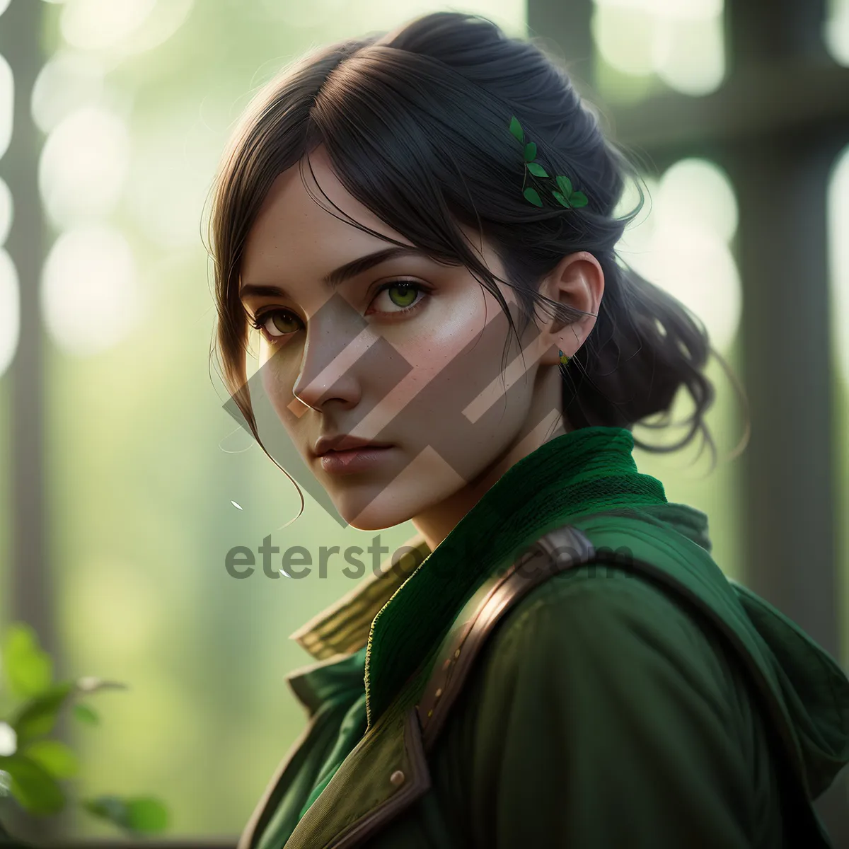 Picture of Cheerful Student Smiling in Park