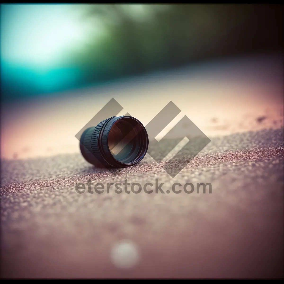 Picture of Patterned Light Thimble Cap: Close-up Texture with Container