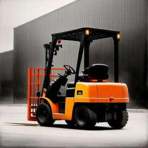 Heavy-duty Forklift: Efficient Industrial Cargo Loader