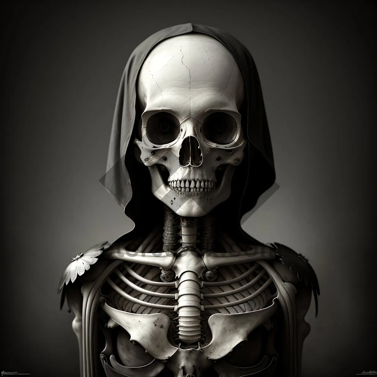 Picture of Horror Skull Mask: Terrifying Skeleton Face Covering