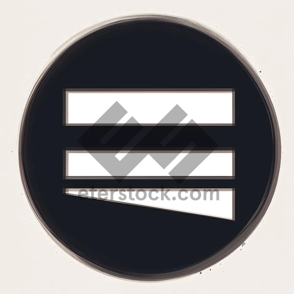 Picture of Glossy Metallic 3D Web Button Icon