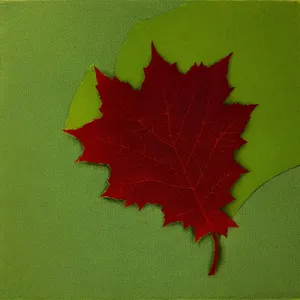 Vibrant Autumn Maple Leaf Foliage in Golden Brown