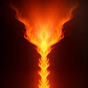 Fiery Inferno Blaze: Burning Heat and Intense Flames
