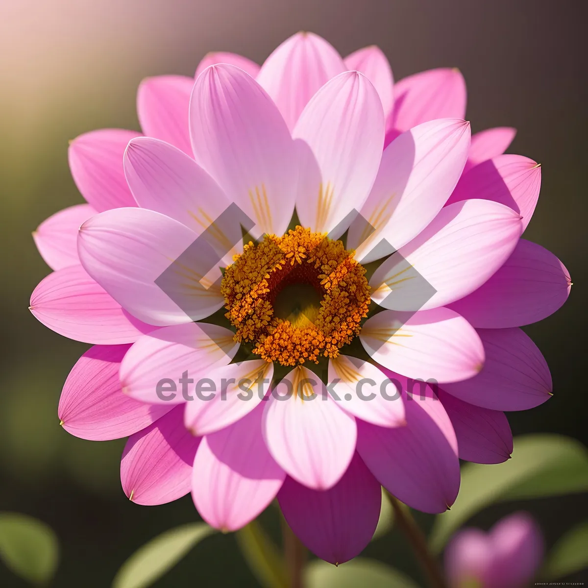 Picture of Pink Daisy Blossom in Bloom