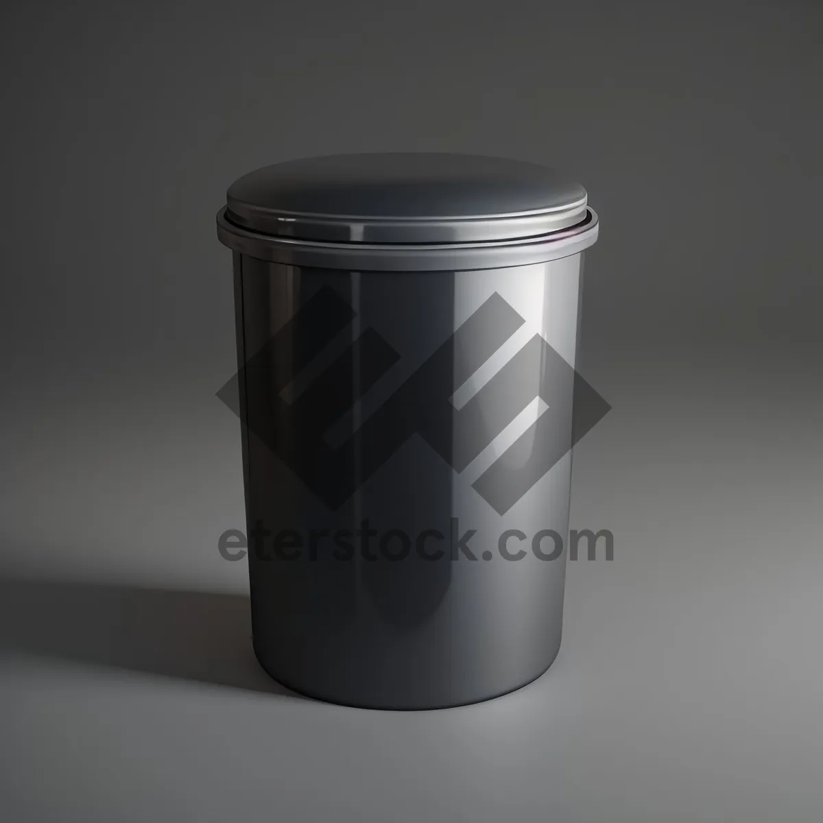 Picture of Metal Coffee Cup in Empty Bin