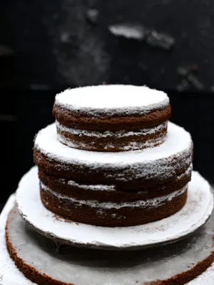 Delicious Nutty Chocolate Stack for Sweet Indulgence