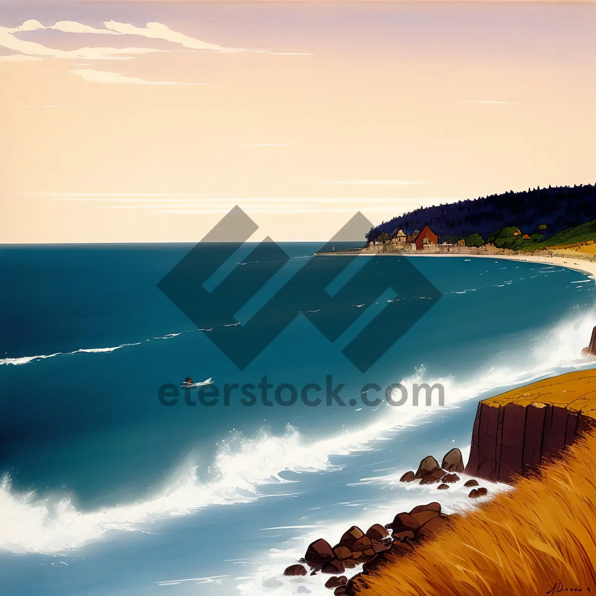 Picture of Summer Escape: Tropical Paradise Beach with Crystal Clear Waters