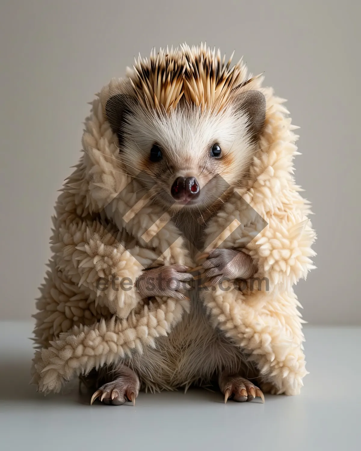 Picture of Cute Hedgehog Baby with Spines and Snout