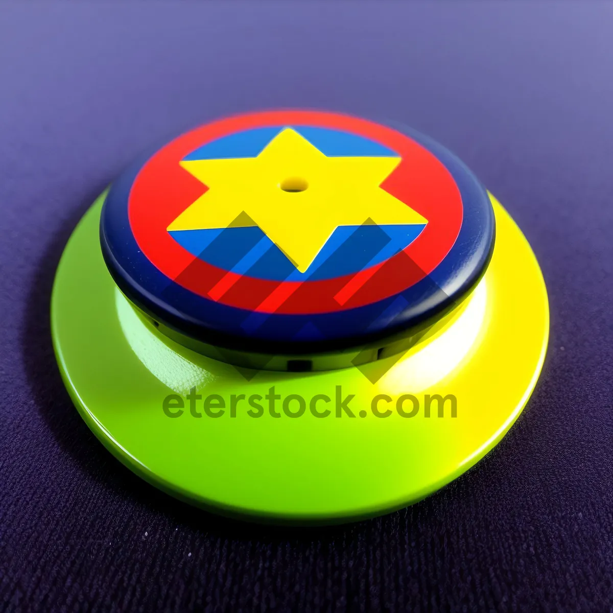 Picture of Solid Glass Button Icon Sign