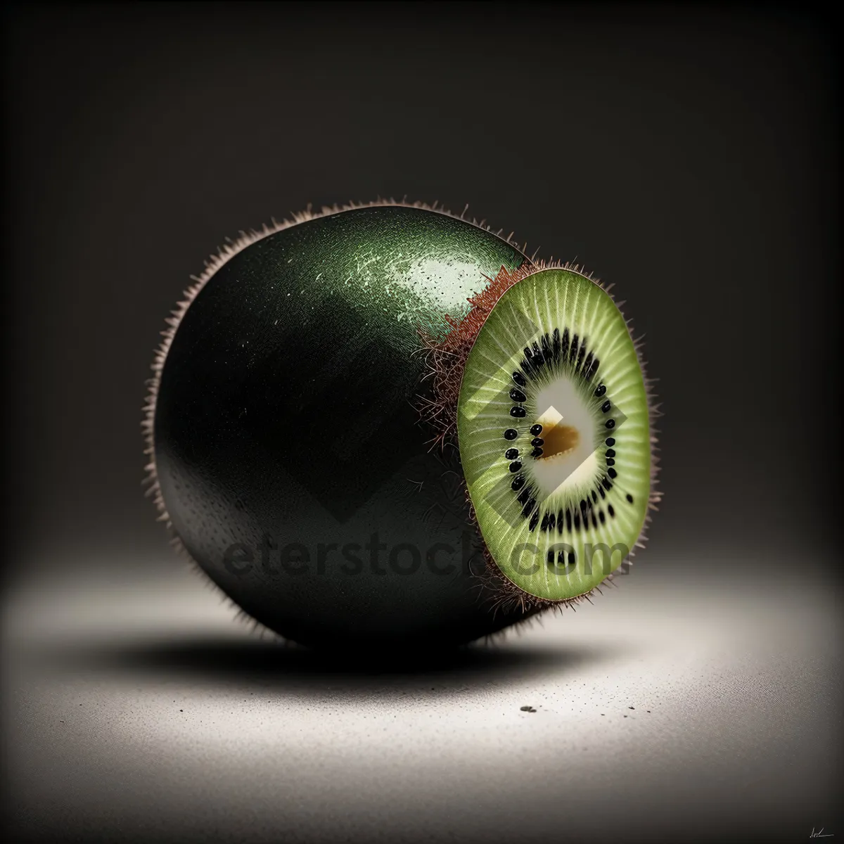 Picture of Juicy Kiwi Slice: Fresh and Healthy Tropical Fruit