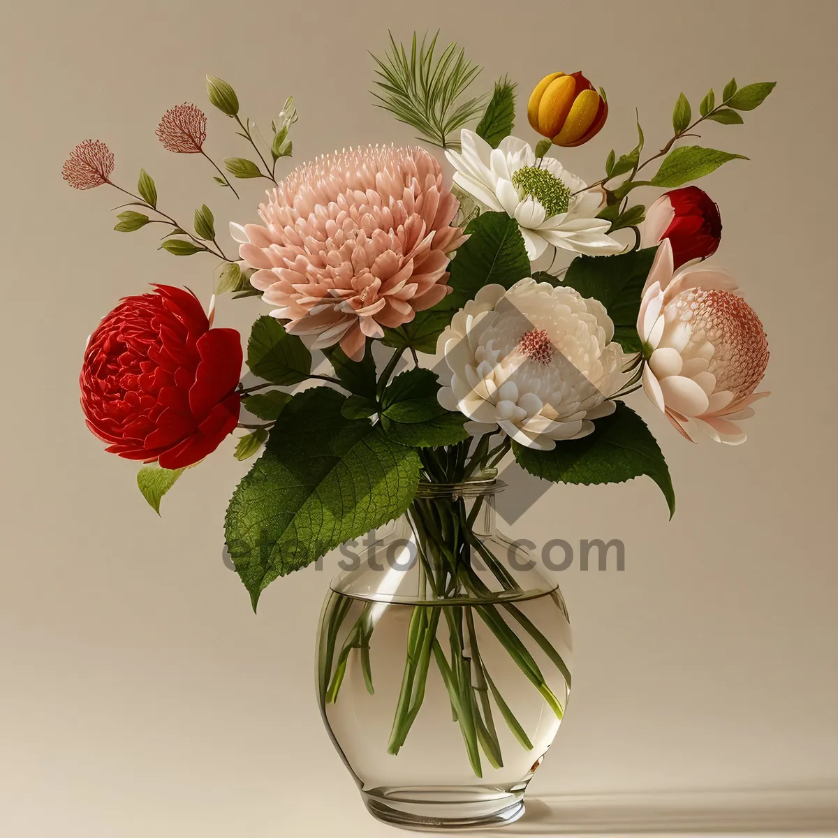 Picture of Fresh and Juicy Strawberry Delight in a Bouquet