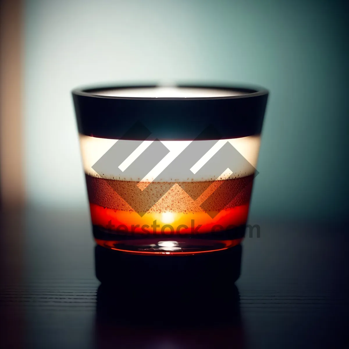 Picture of Refreshing Beer in Transparent Glass with Frothy Foam