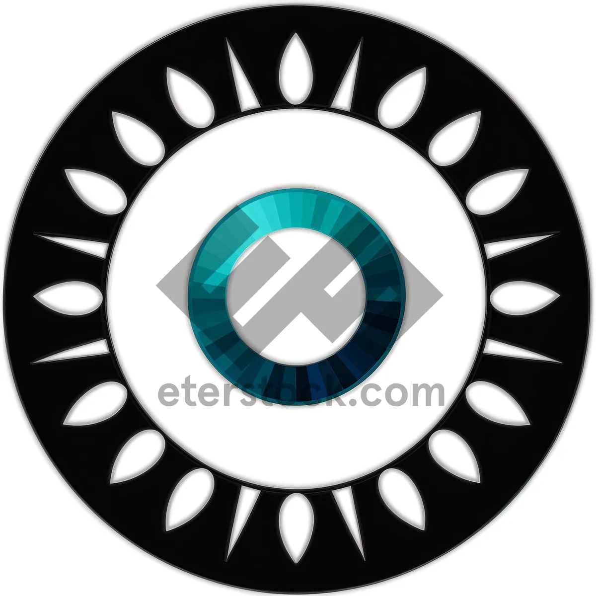 Picture of Web Button Set: Round Glossy Black Icons