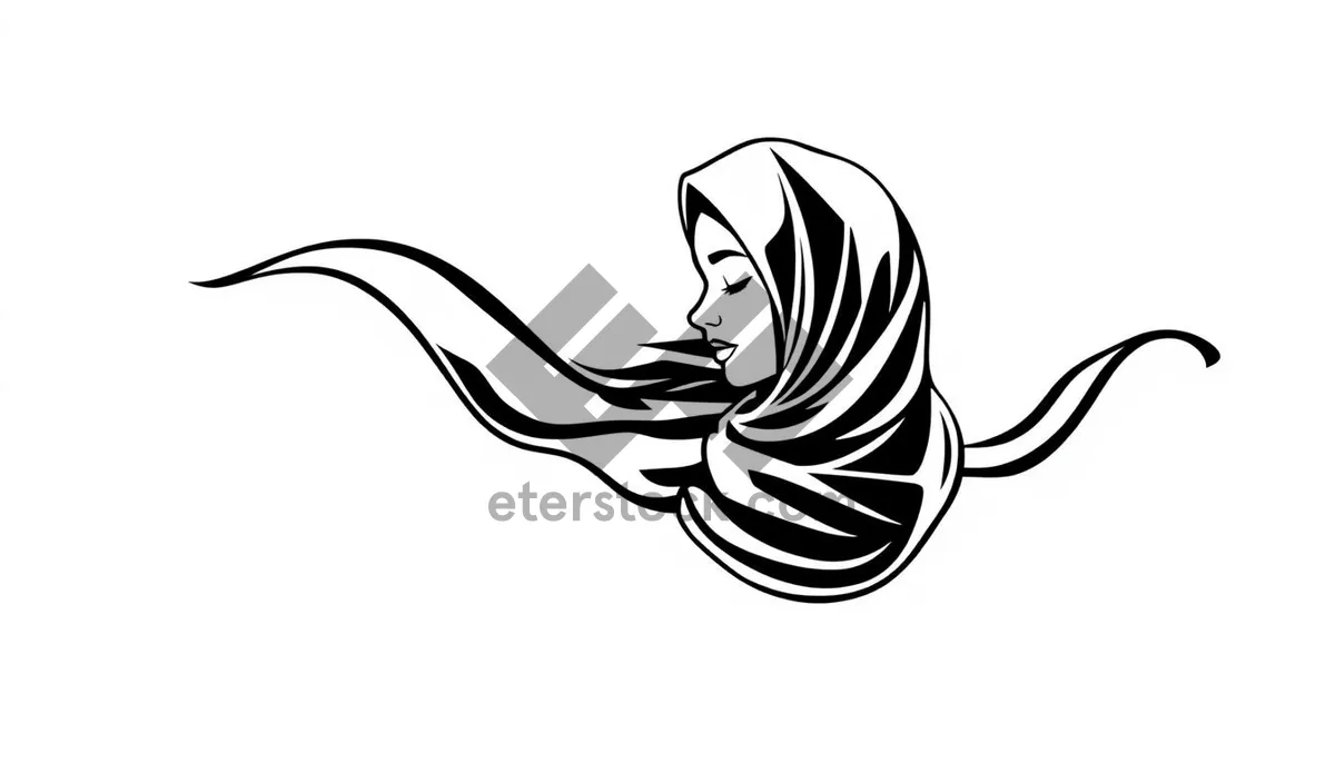 Picture of Black horse silhouette icon design art symbol.