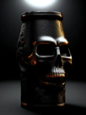 Black bottle container for alcoholic beverages