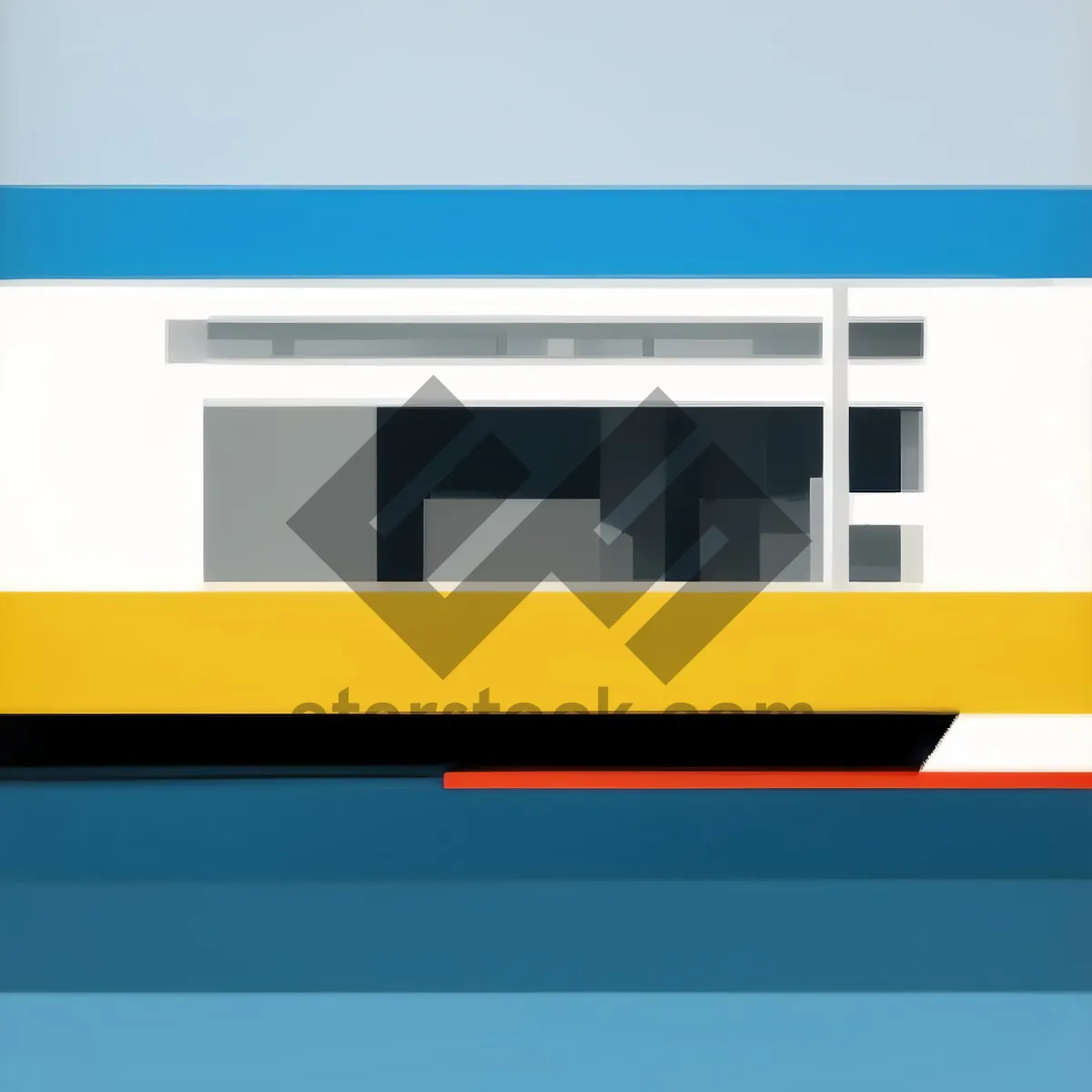 Picture of Business sign symbol design on 3D window facility