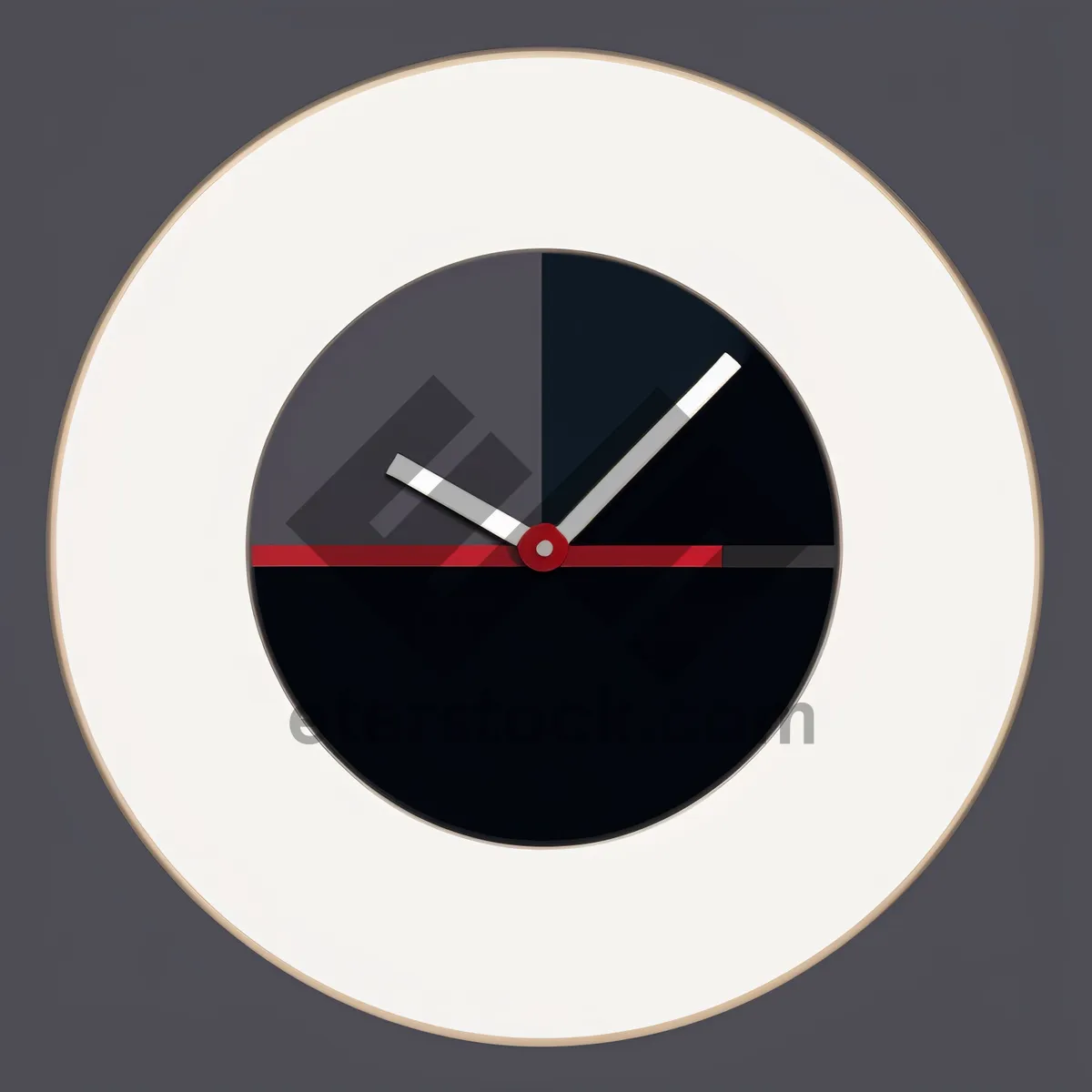 Picture of Analog Timepiece - Classic Black Circle Watch Icon