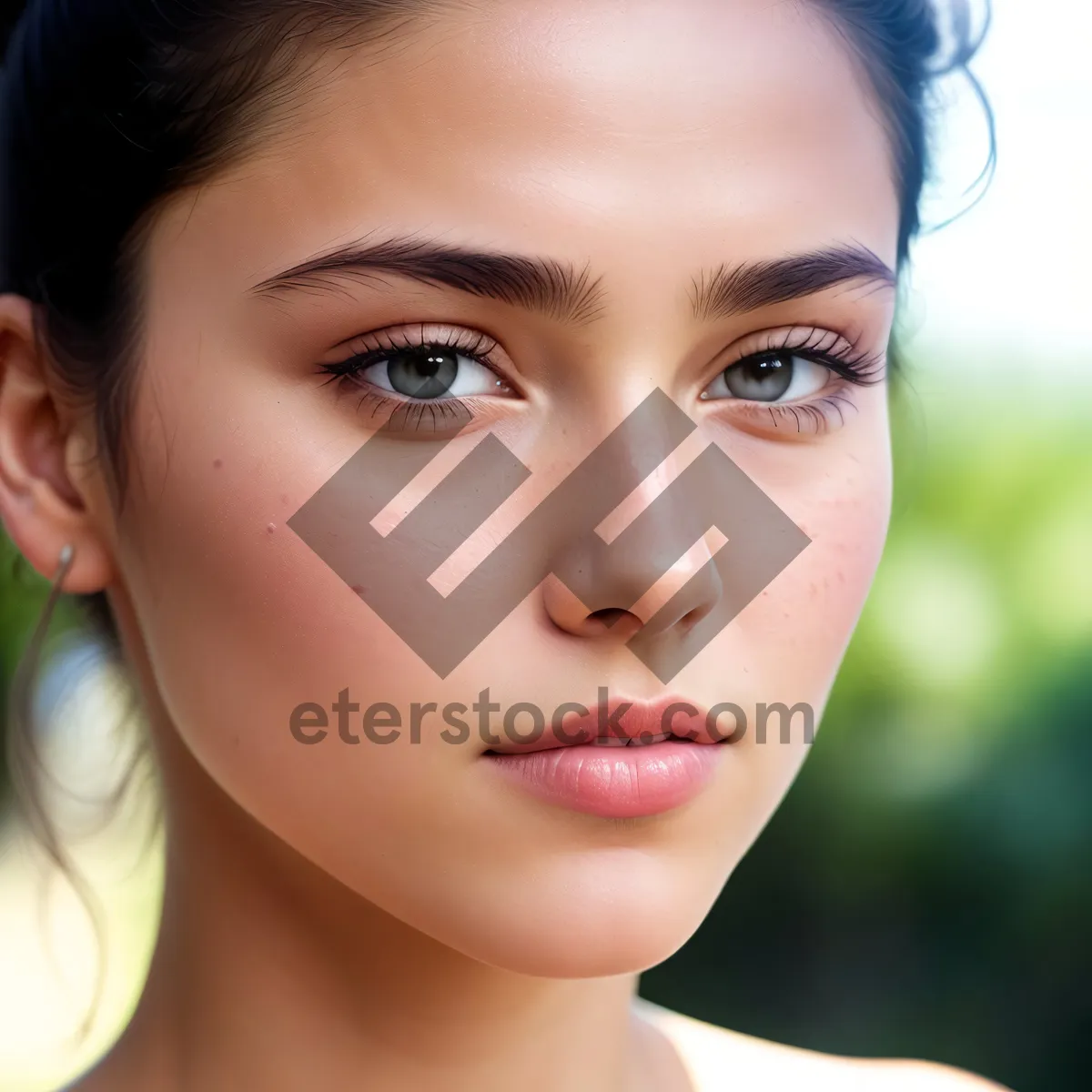 Picture of Radiant Beauty: Alluring Portrait of an Attractive Model