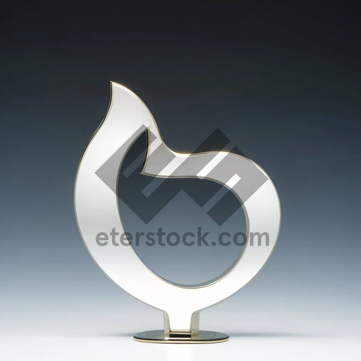 Picture of 3D Symbolic Object Icon in Solid Form