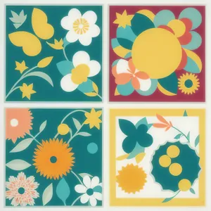 Spring Floral Vintage Ornate Decoration Wallpaper