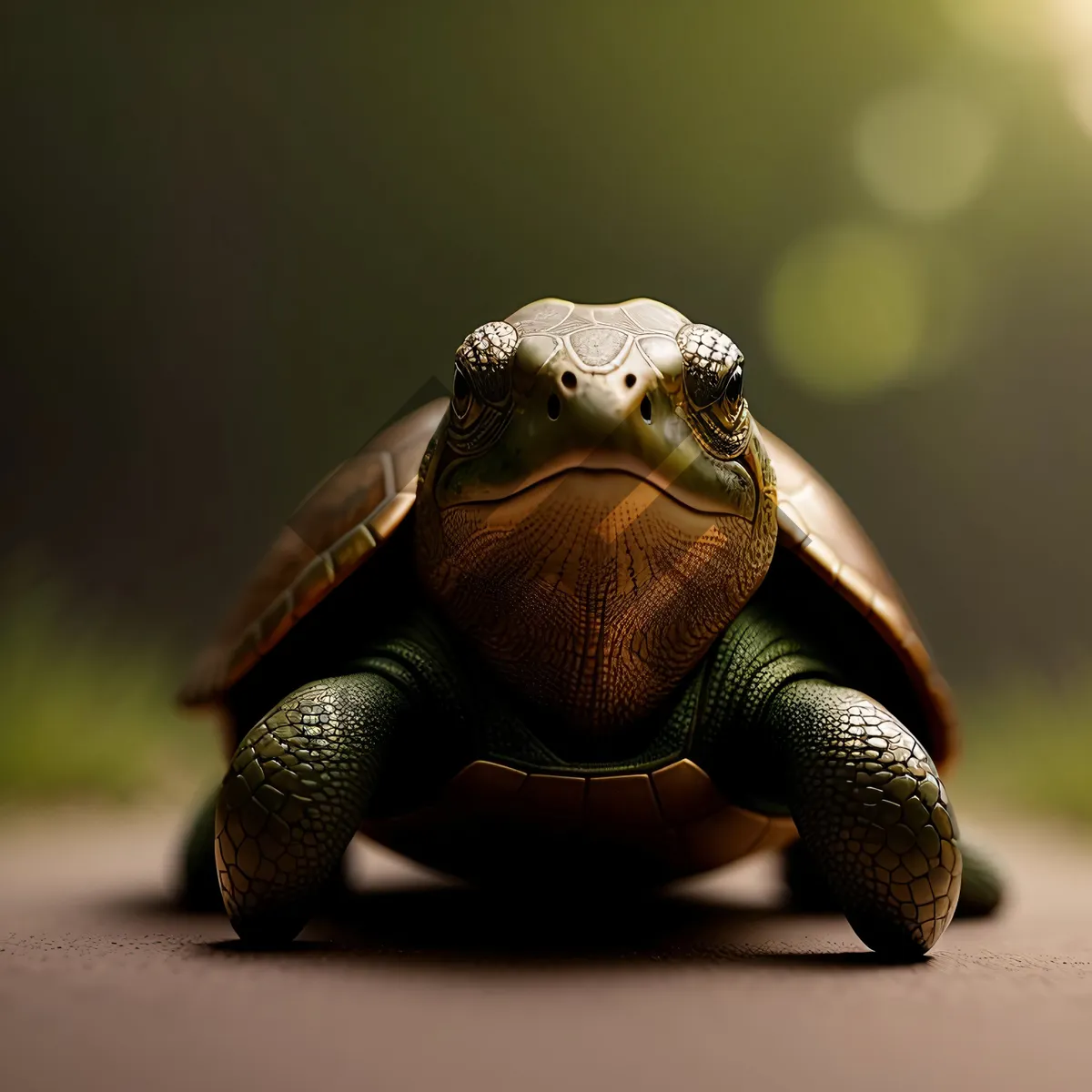 Picture of Terrapin Turtle: Slow-moving reptile with a protective shell