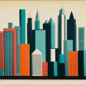 Colorful Pencils in Rainbow Design for School Art Education