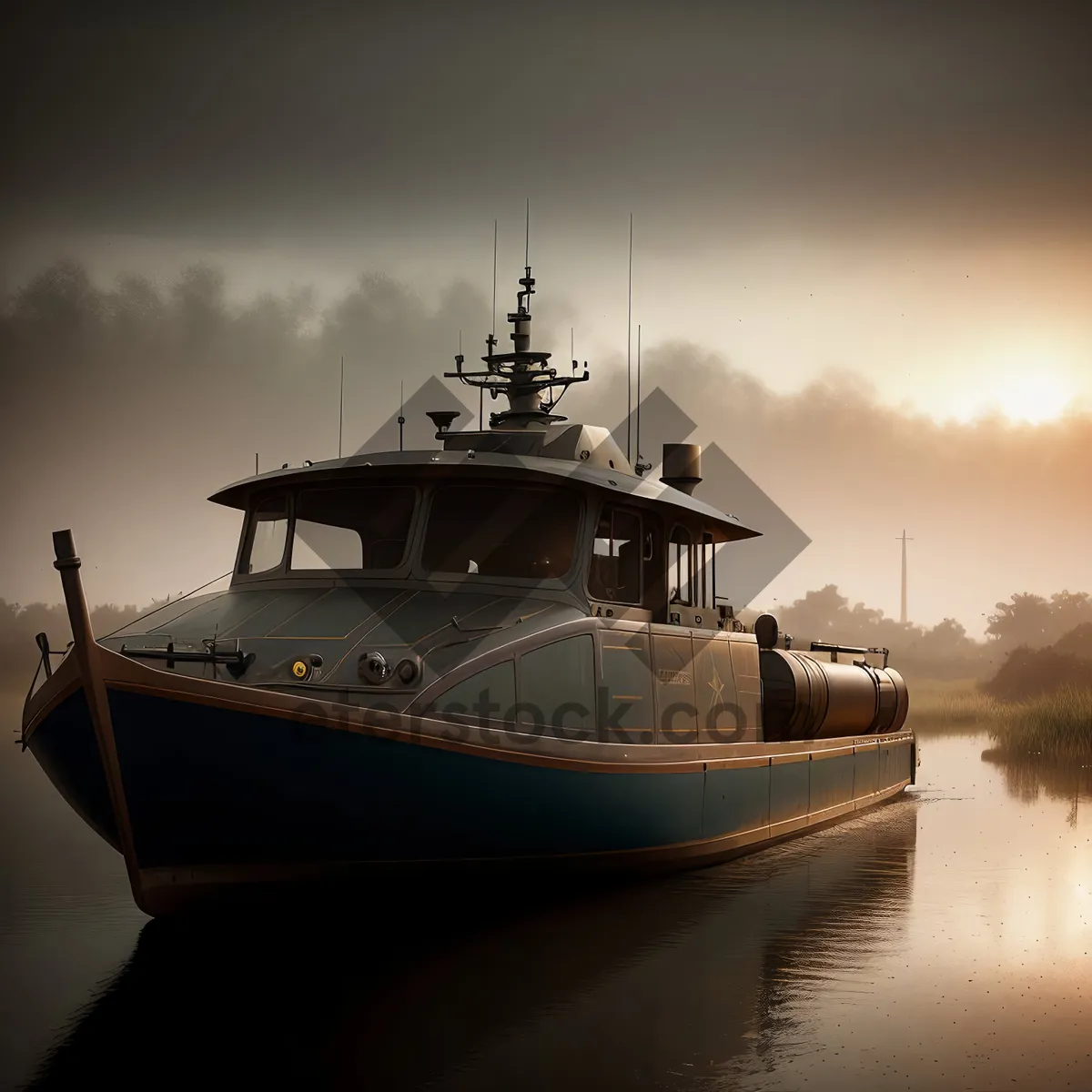 Picture of Marina Tugboat in the Harbor