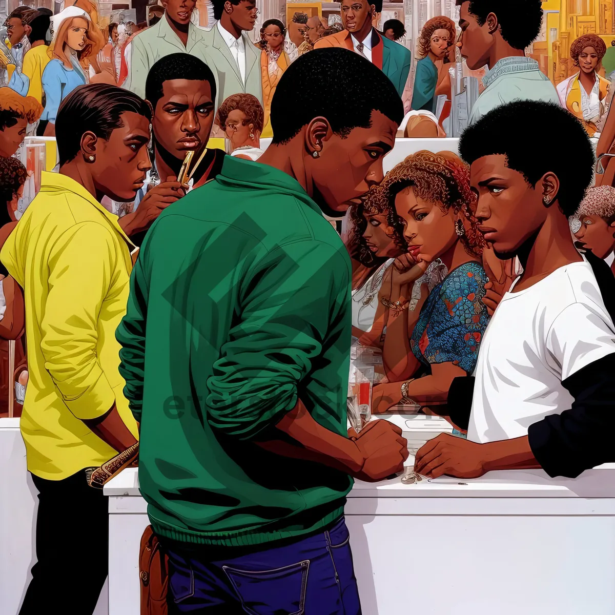 Picture of Smiling Business Team in Office Meeting