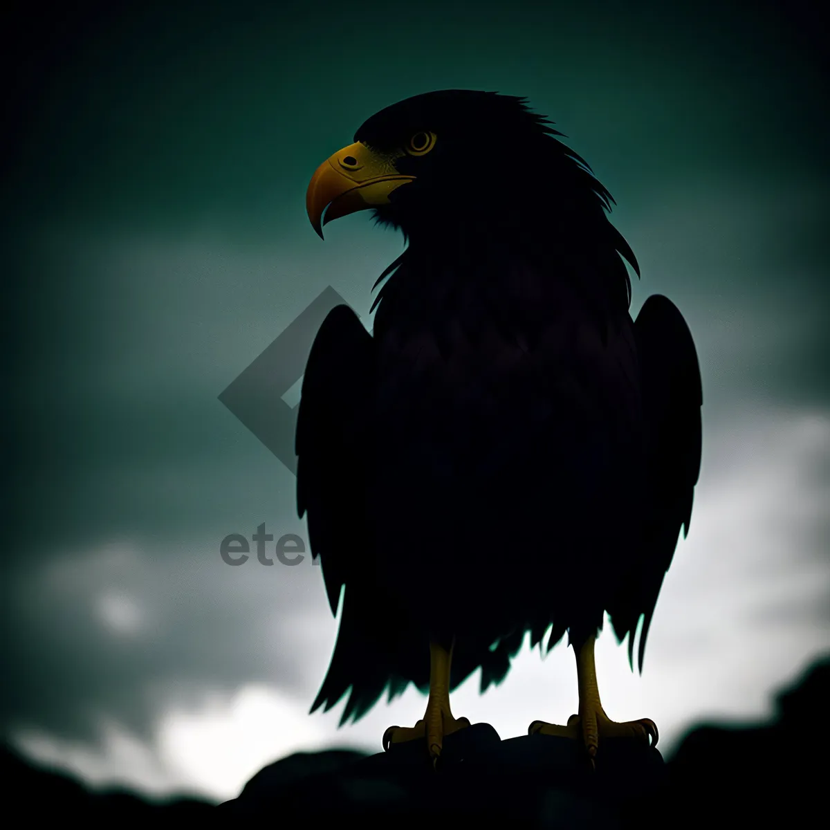 Picture of Majestic Predator: Bald Eagle in Flight.