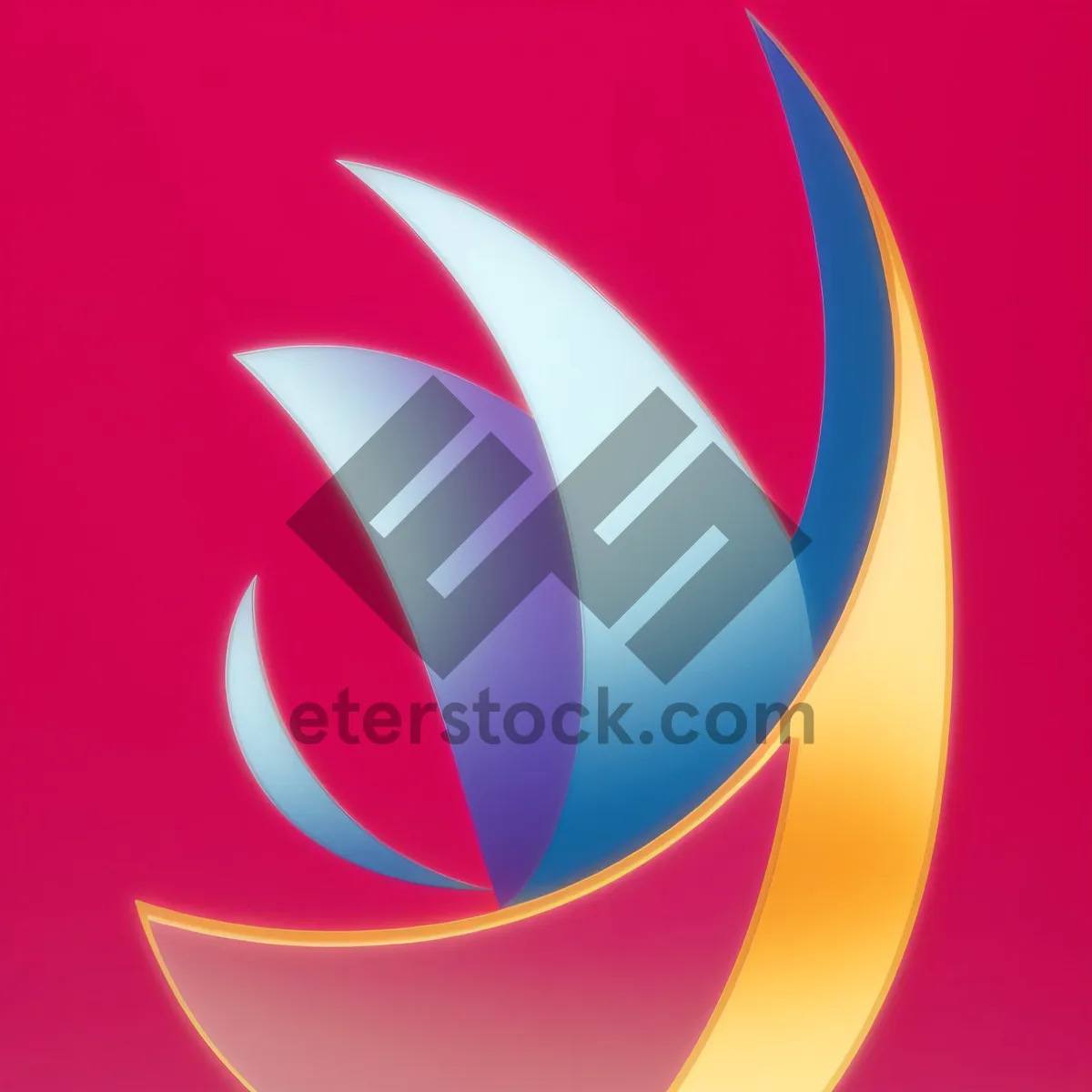 Picture of Shiny Glass Button Design - Graphic Art Symbol