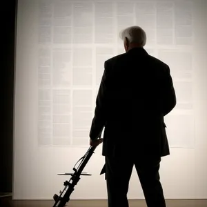 Male musician playing woodwind instrument - Oboe and Bassoon