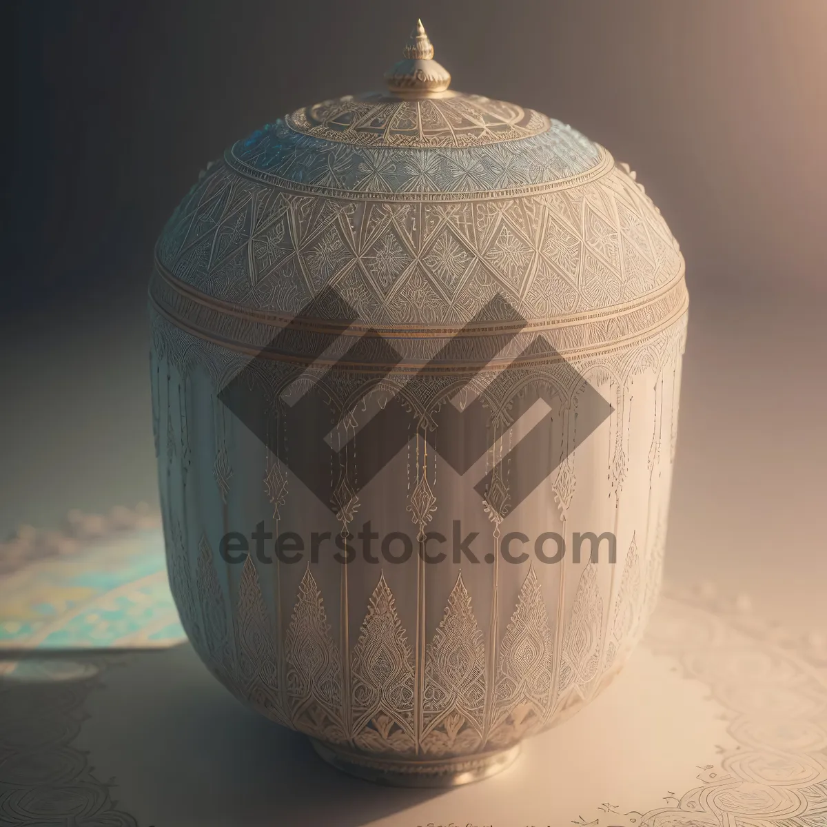 Picture of Chinese Traditional Ceramic Teapot with Dome Lid