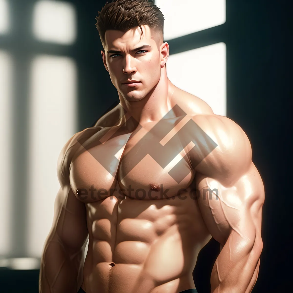 Picture of Seductive Muscle - Attractive and Sensual Male Bodybuilder