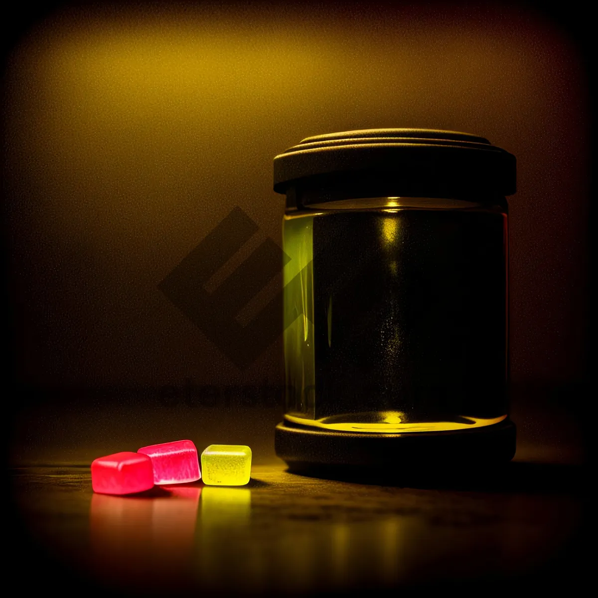 Picture of Glass Pill Bottle - Liquid Container for Alcohol