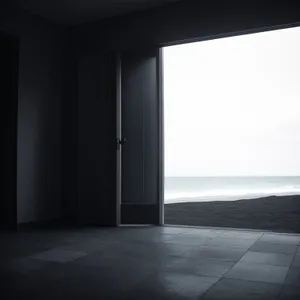 Modern Luxury Interior with Sliding Door