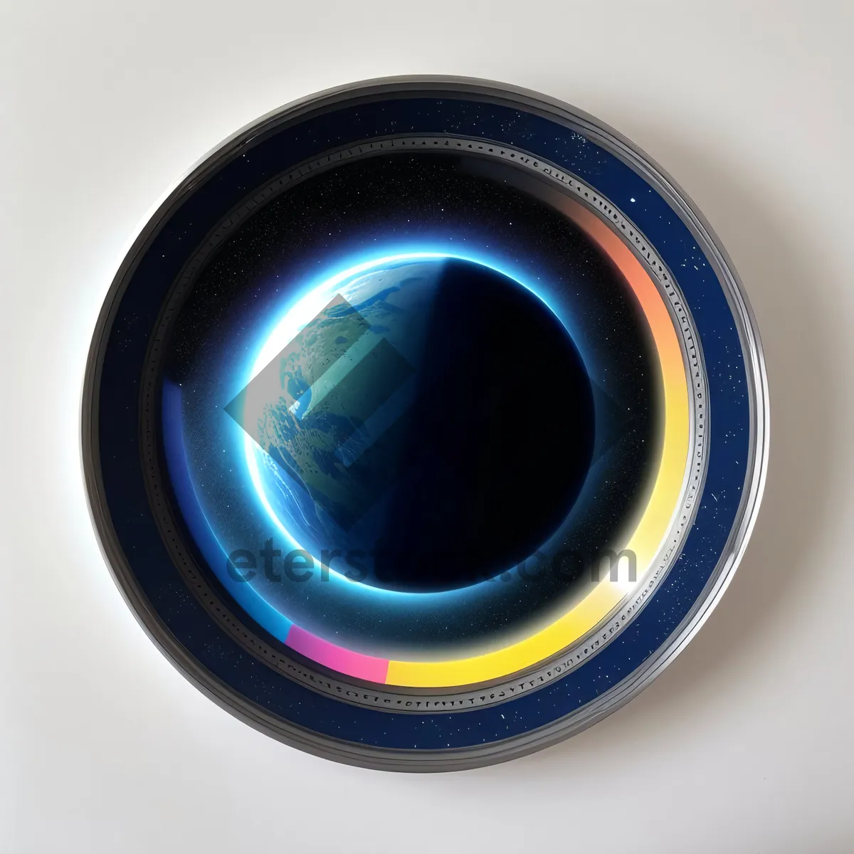 Picture of Shiny Glass Circle Button Icon