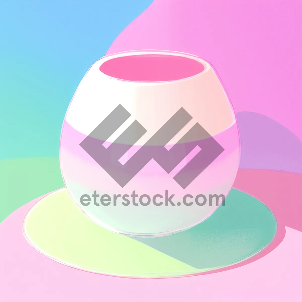 Picture of Shiny Pink Glass Sphere Icon Set