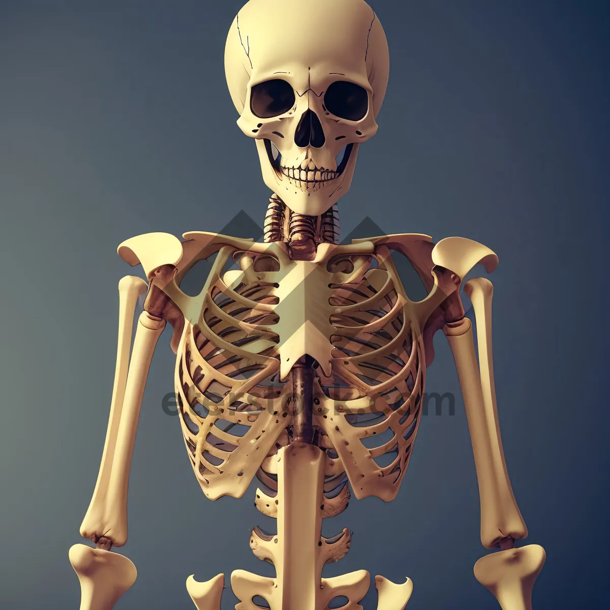 Picture of Pirate Skull Anatomy: 3D Human Skeleton X-ray