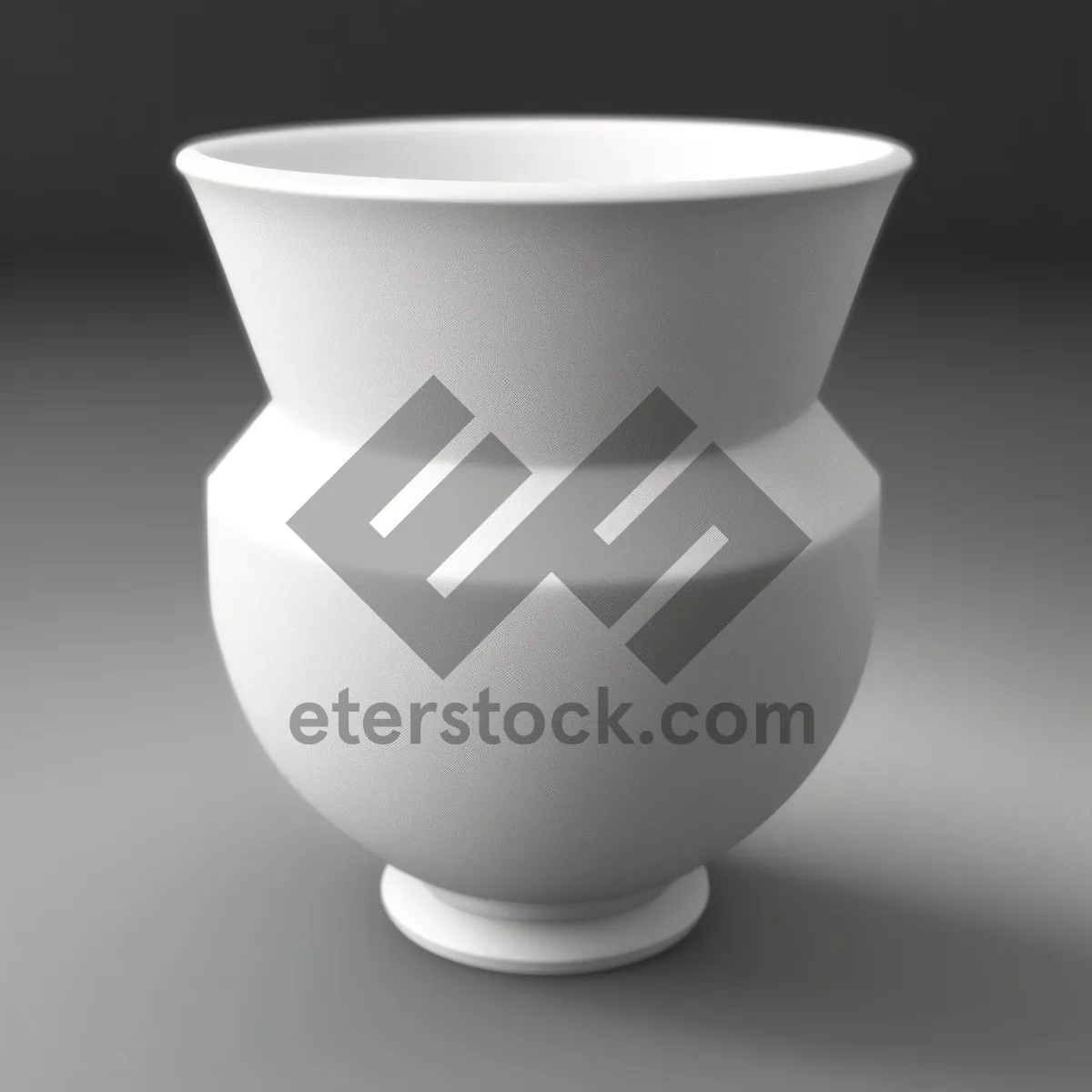 Picture of Hot Coffee in Porcelain Cup on Table