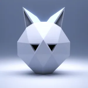 Shiny 3D Pyramid Gem Icon