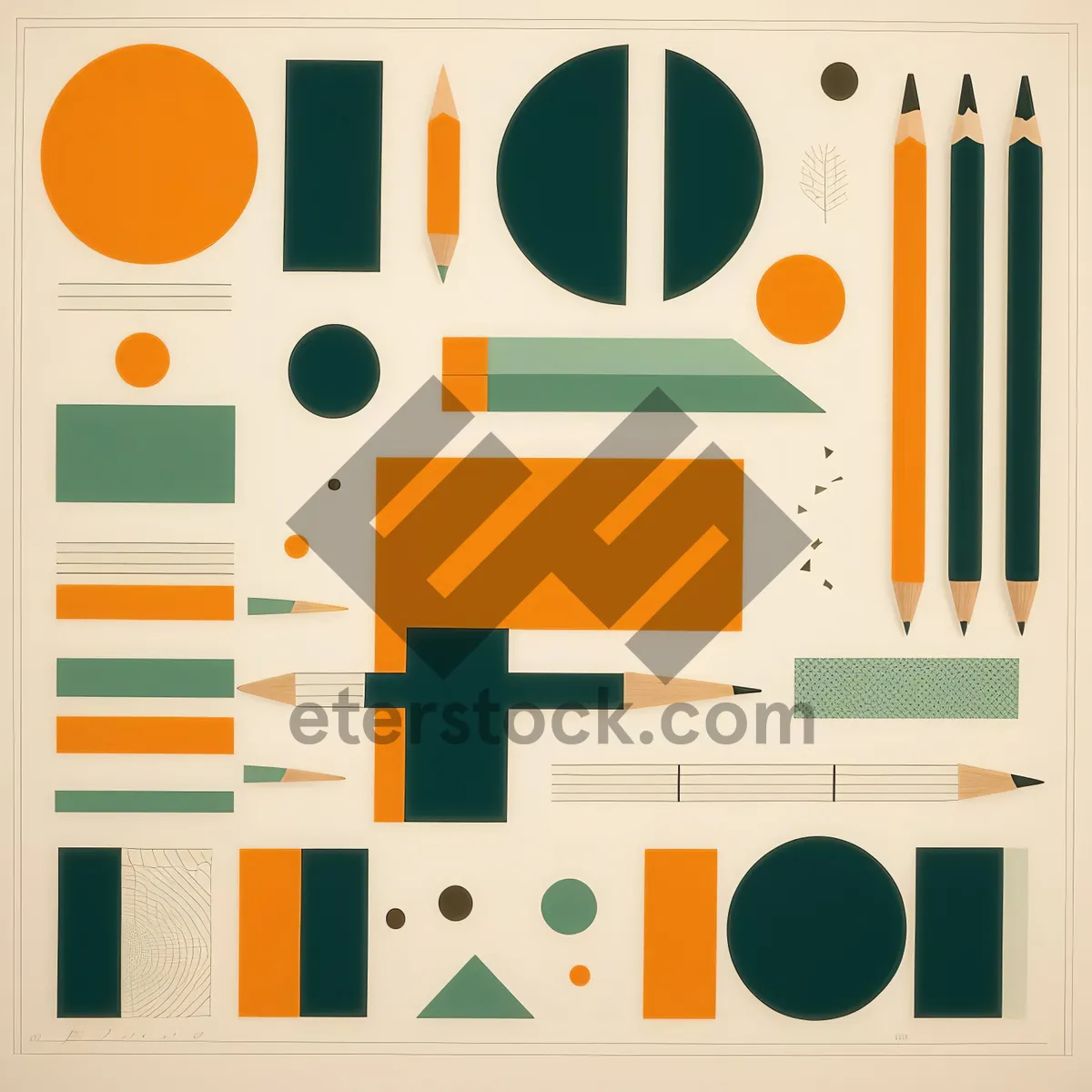 Picture of Business and Office Set of Graphic Icons