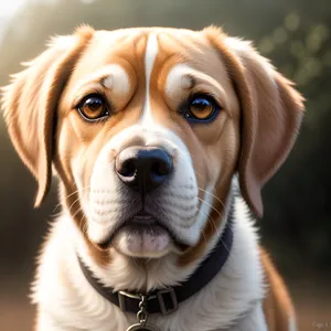 Adorable Golden Retriever Puppy in Studio Portrait