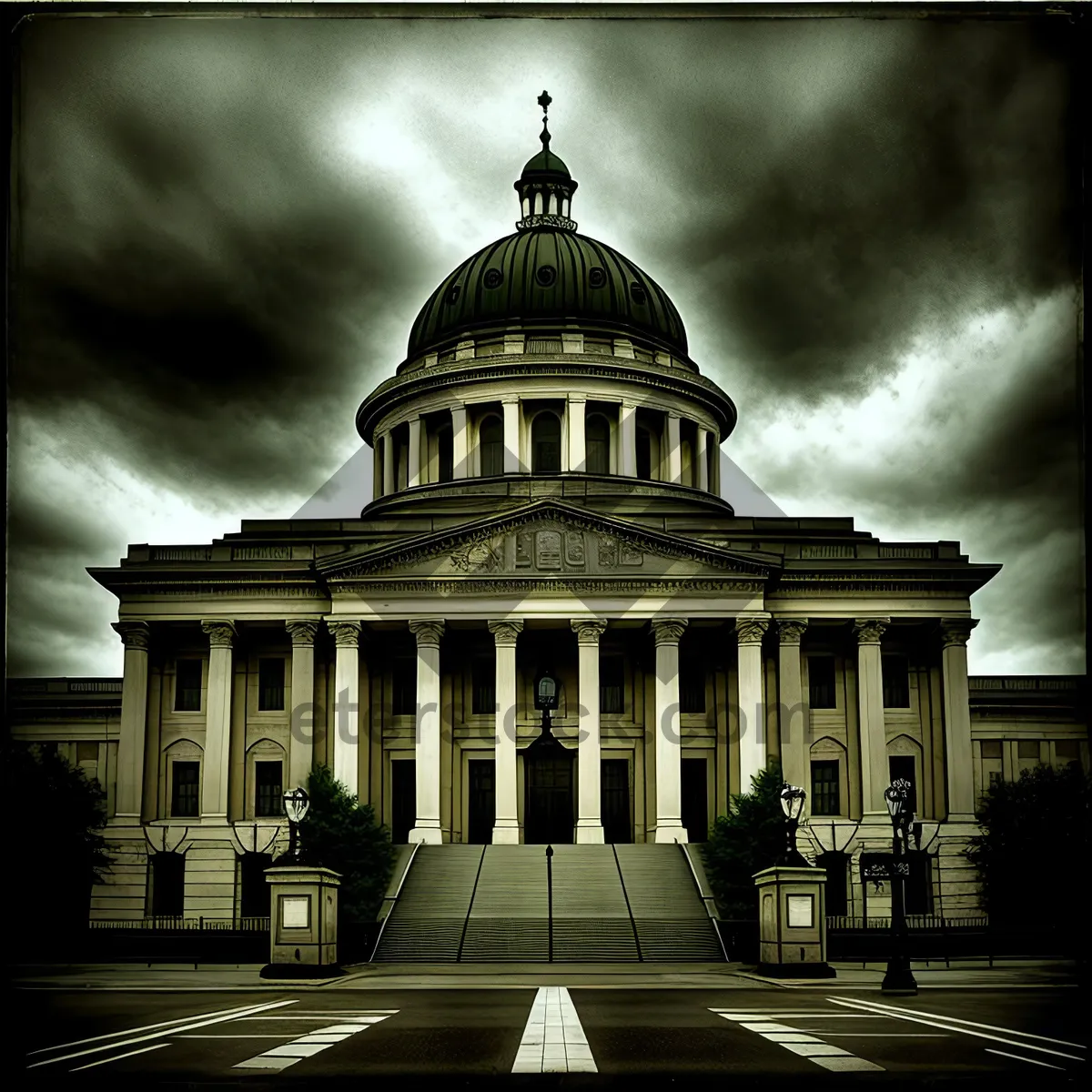 Picture of Historic Capitol Building against the Sky