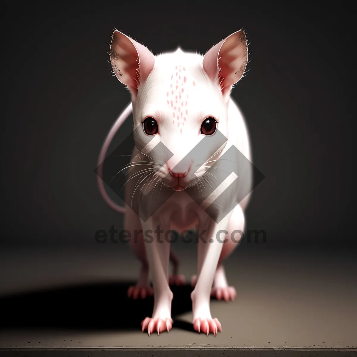 Picture of Fluffy Feline Cuteness: Adorable Kitty with Whiskers